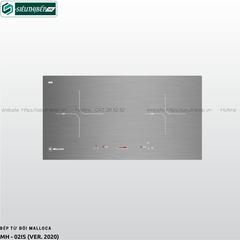 Bếp từ đôi Malloca MH - 02IS (ver. 2020) – Hiệu ứng kim loại xước (Metallic)