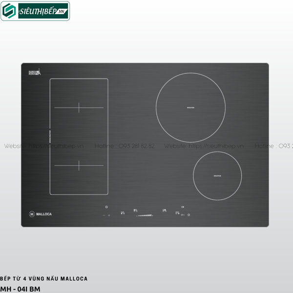 Bếp từ Malloca MH - 04I BM (4 vùng nấu)