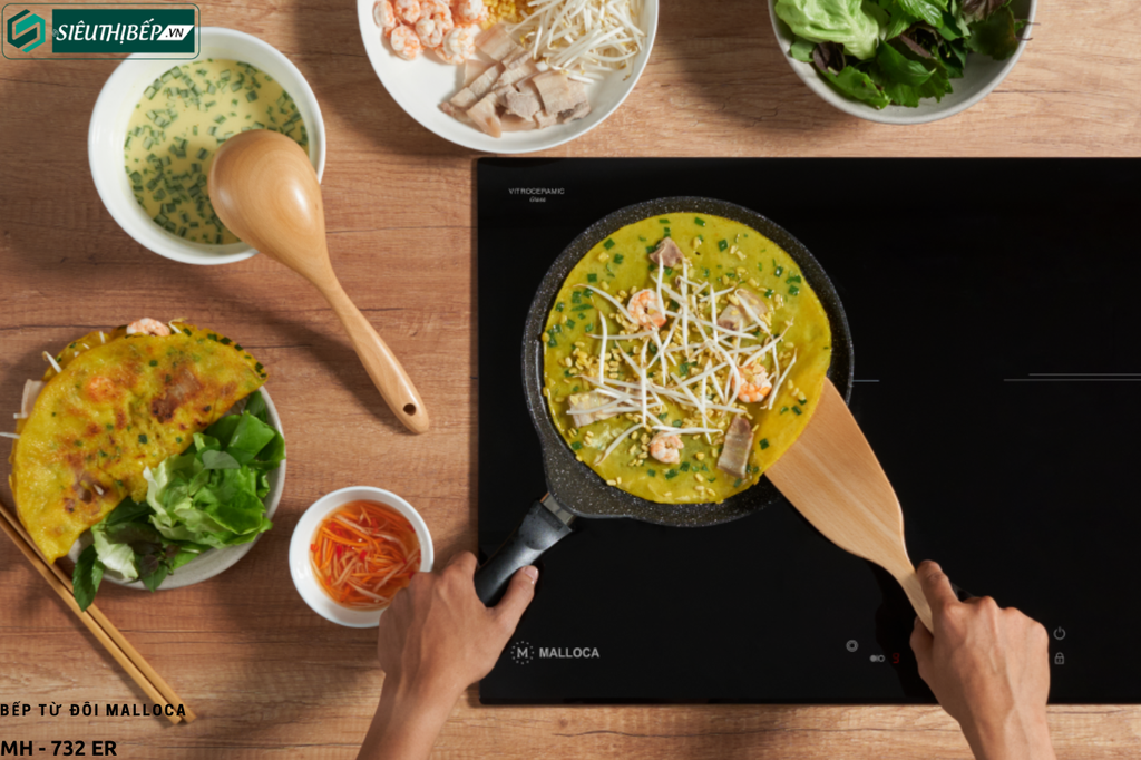 Bếp từ đôi Malloca MH - 732 ER