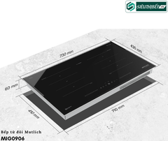 Bếp từ đôi Mutlich MIG 0906 nhập Đức chính hãng
