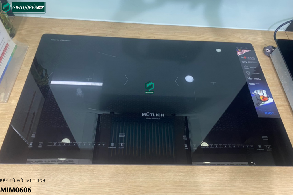 Bếp từ đôi Mutlich MIM 0606 nhập Malaysia chính hãng