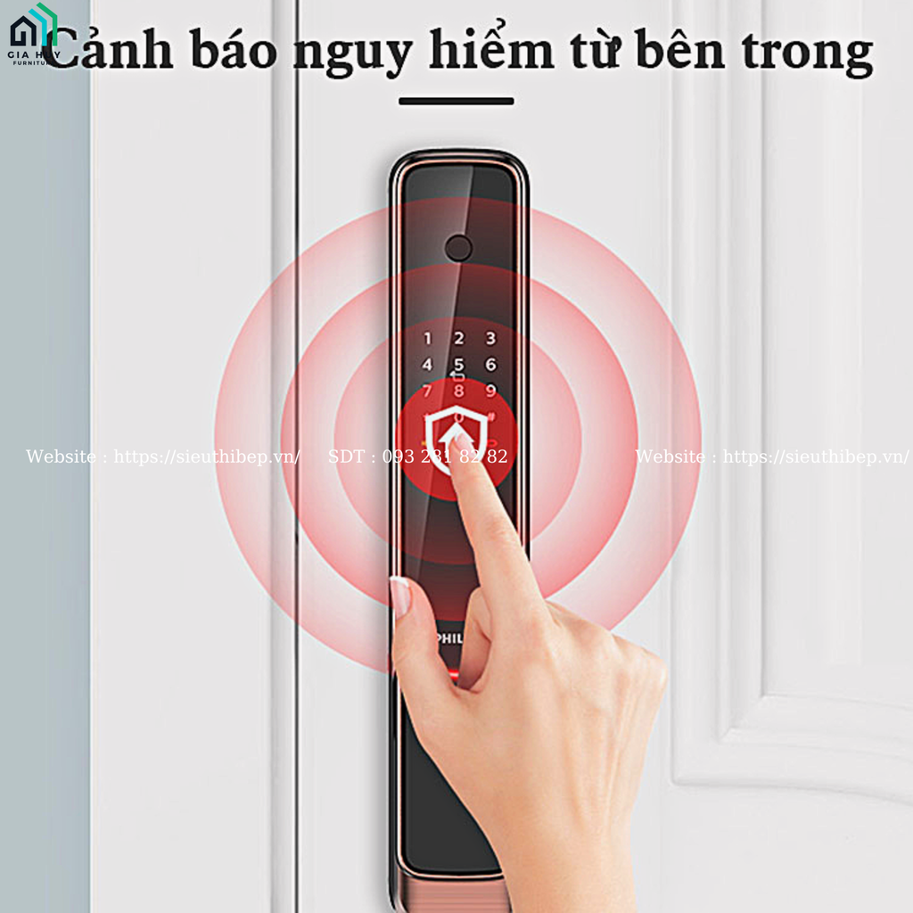 Khóa điện tử Philips 9300 (Mở khóa Gateway tối tân)