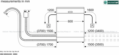 Máy rửa bát Bosch HMH SMS2HAI12E - Serie2 (Độc lập - 13 bộ đồ ăn châu Âu)