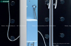 Phòng tắm xông hơi ướt Nofer NG - 8159B (Công nghệ Châu Âu)