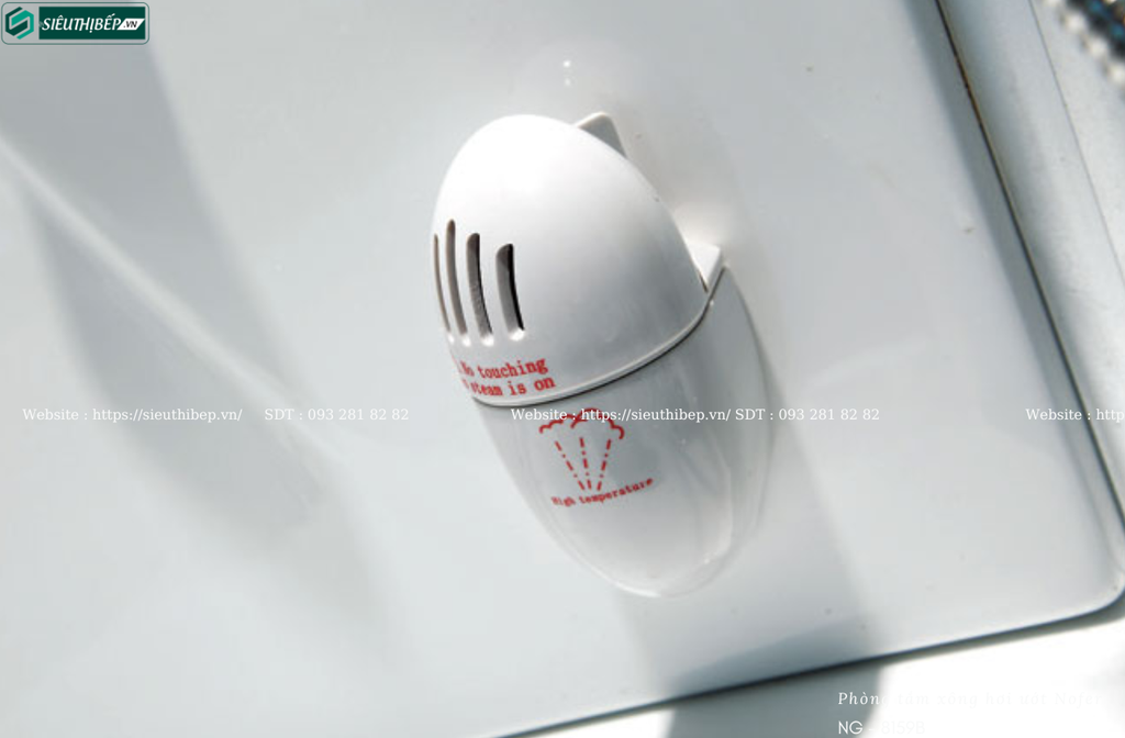 Phòng tắm xông hơi ướt Nofer NG - 8159B (Công nghệ Châu Âu)