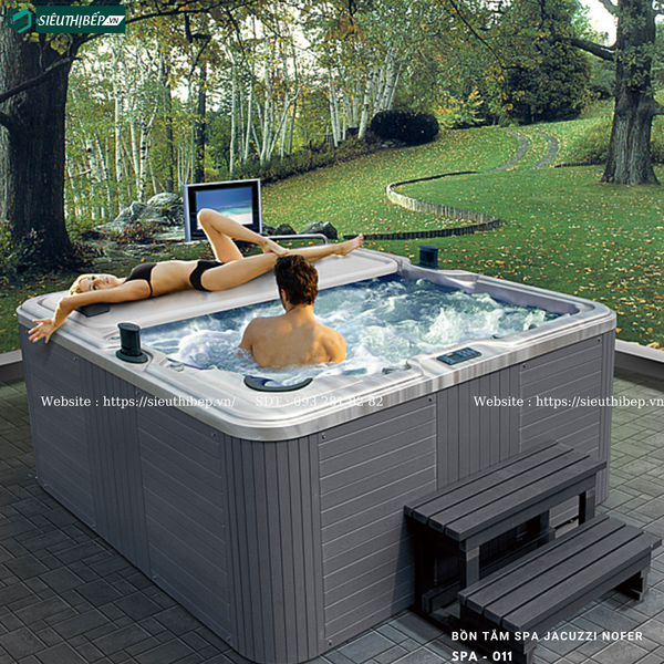 Bồn tắm Spa Jacuzzi Nofer SPA - 011 (Công nghệ Châu Âu)