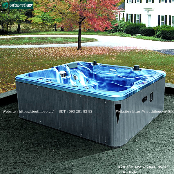 Bồn tắm Spa Jacuzzi Nofer SPA - 026 (Công nghệ Châu Âu)