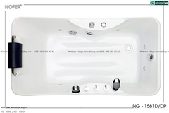 Bồn tắm massage Nofer NG - 1581D / NG - 1581DP (Công nghệ Châu Âu)
