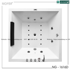 Bồn tắm massage Nofer NG - 1616D (Công nghệ Châu Âu)