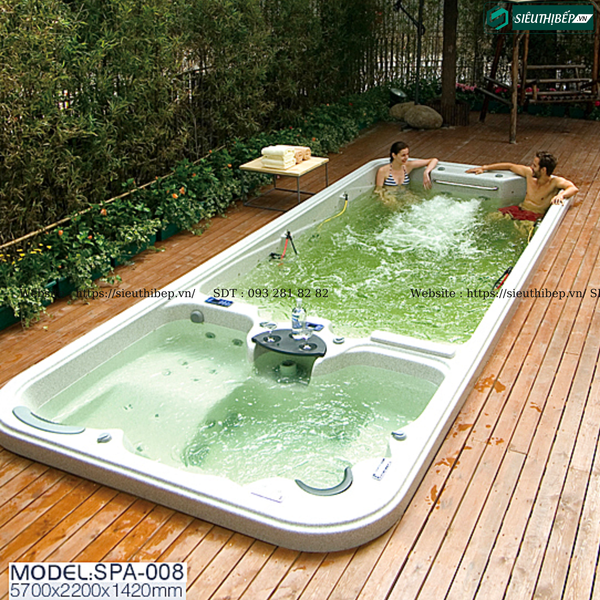 Bồn tắm Spa Jacuzzi Nofer SPA - 008 (Công nghệ Châu Âu)