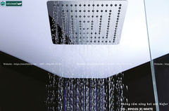 Phòng tắm xông hơi ướt Nofer VS - 89105S (R) White (Công nghệ Châu Âu)
