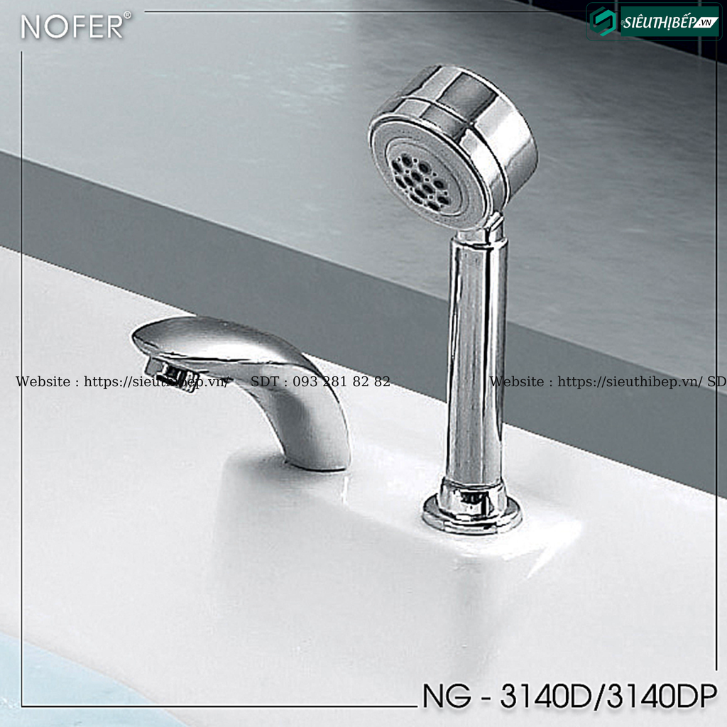 Bồn tắm massage Nofer NG - 3140D / NG - 3140DP (Công nghệ Châu Âu)