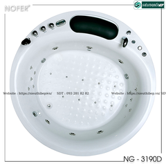 Bồn tắm massage Nofer NG - 3190D (Công nghệ Châu Âu)