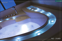 Bồn tắm massage Nofer NG - 3169D / NG - 3169DP (Công nghệ Châu Âu)