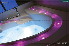 Bồn tắm massage Nofer NG - 3169D / NG - 3169DP (Công nghệ Châu Âu)