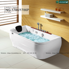 Bồn tắm massage Nofer NG - 1786 / NG - 1786P (Công nghệ Châu Âu)