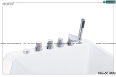 Bồn tắm massage Nofer NG - 65109B (Công nghệ Châu Âu)