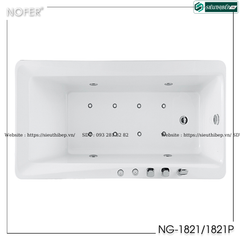 Bồn tắm massage Nofer NG - 1821P / NG - 1821 (Công nghệ Châu Âu)