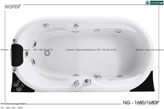 Bồn tắm massage Nofer NG - 1680 / NG - 1680P (Công nghệ Châu Âu)