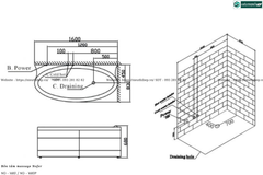 Bồn tắm massage Nofer NG - 1680 / NG - 1680P (Công nghệ Châu Âu)