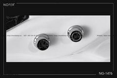 Bồn tắm massage Nofer NG - 1476D / NG - 1476DP (Công nghệ Châu Âu)