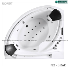 Bồn tắm massage Nofer NG - 3169D / NG - 3169DP (Công nghệ Châu Âu)