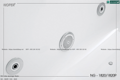 Bồn tắm massage Nofer NG - 1820P / NG - 1820 (Công nghệ Châu Âu)