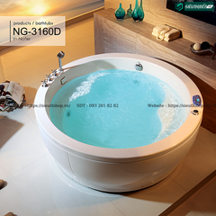 Bồn tắm massage Nofer NG - 3160D / NG - 3160DP (Công nghệ Châu Âu)