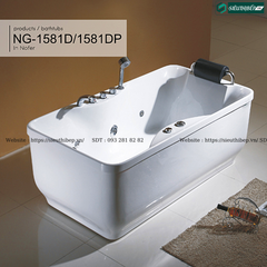 Bồn tắm massage Nofer NG - 1581D / NG - 1581DP (Công nghệ Châu Âu)