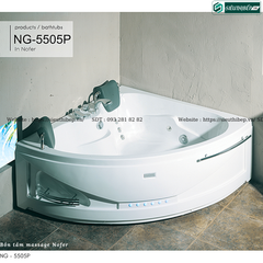 Bồn tắm massage Nofer NG - 5505P (Công nghệ Châu Âu)