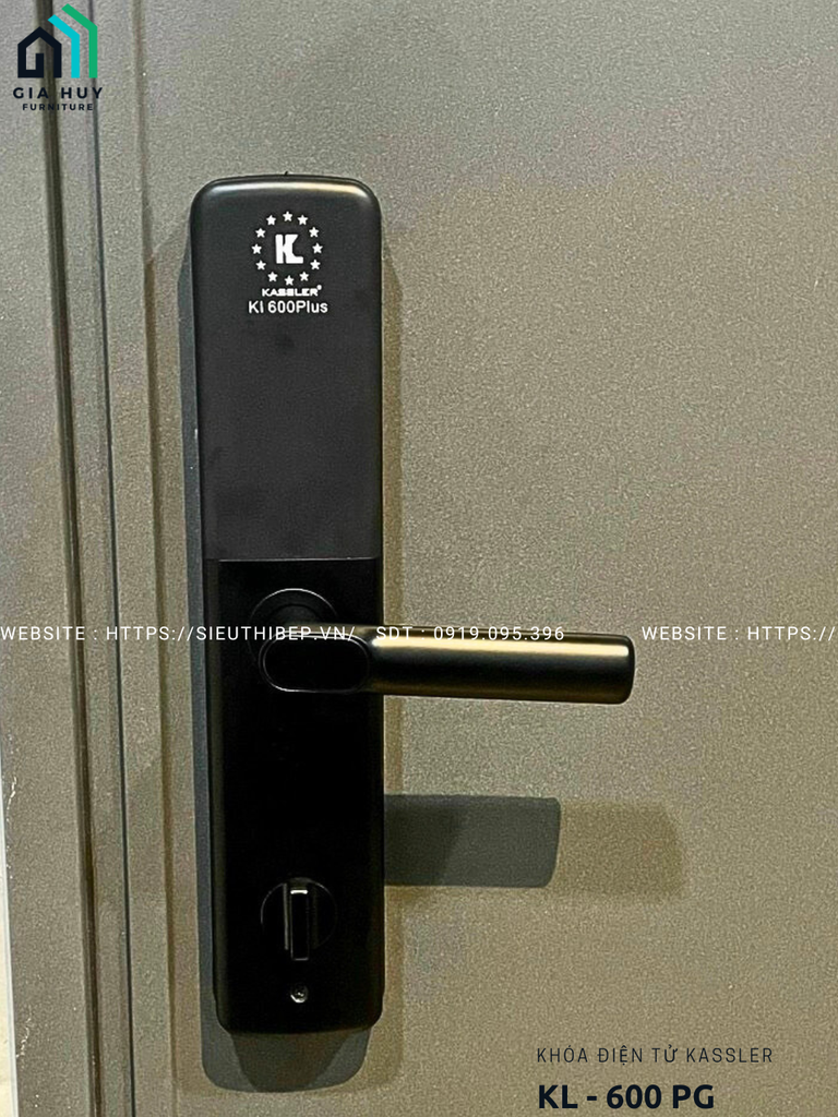 Khóa điện tử Kassler KL - 600 PG Mở khóa bằng APP điện thoại thông minh
