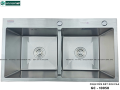 Chậu rửa bát Golicaa GC - 10050 (Inox 304 - 2 Hộc Đều)
