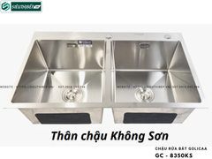 Chậu rửa bát Golicaa GC - 8350KS (Inox 304 - 2 Hộc Đều)