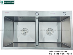 Chậu rửa bát Golicaa GC - 8545 / GC - 9048 (Inox 304 - 2 Hộc đều)