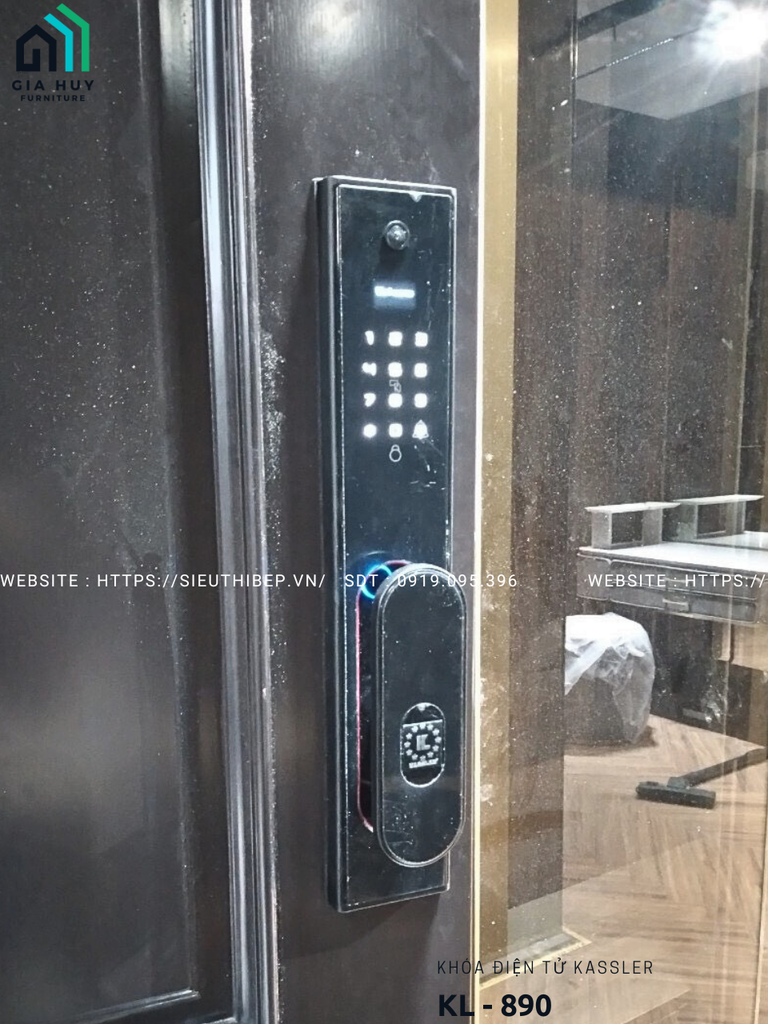 Khóa điện tử Kassler KL - 890 mở khóa bằng APP thông minh