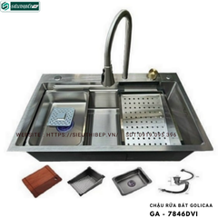 Chậu rửa bát Golicaa GA - 7846DVI (Inox 304 - 1 Hộc)