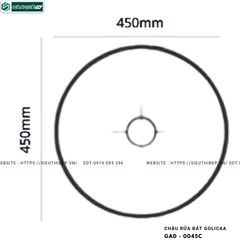 Chậu rửa bát Golicaa GAD - 0045C (Chậu đá - 1 Hộc)