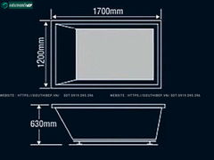 Bồn tắm Golicaa GL - 1712D