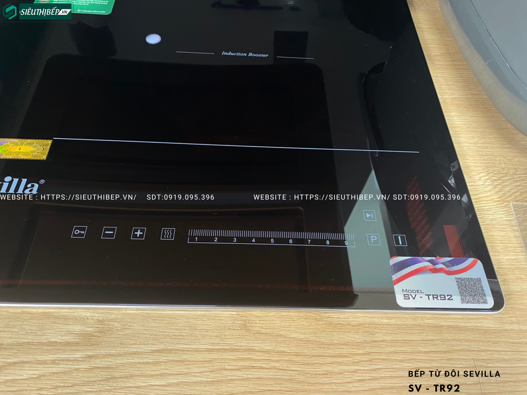 Bếp từ đôi Sevilla SV - TR92 Inverter tiết kiệm điện