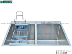Chậu rửa bát Golicaa GC - 8245DT (Inox 304 - 2 Hộc Đều)