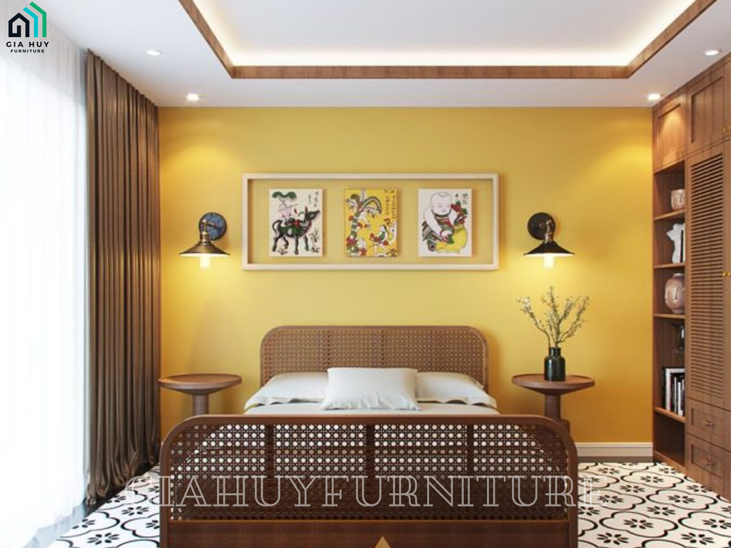 Thiết kế nội thất chung cư KOSMO - Phong cách Indochine (Đông Dương)