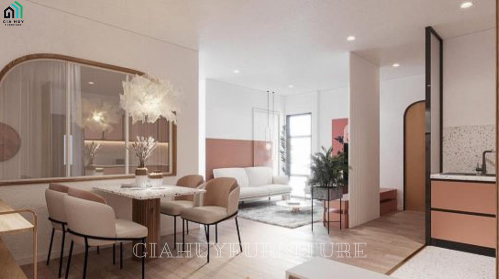 Thiết kế nội thất chung cư SAIGON SOUTH RESIDENCES - Phong cách Color Block