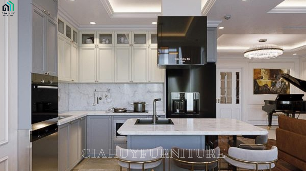 Thiết kế nội thất chung cư SUNSHINE CITY - Phong cách Tân cổ điển (Neo Classic)