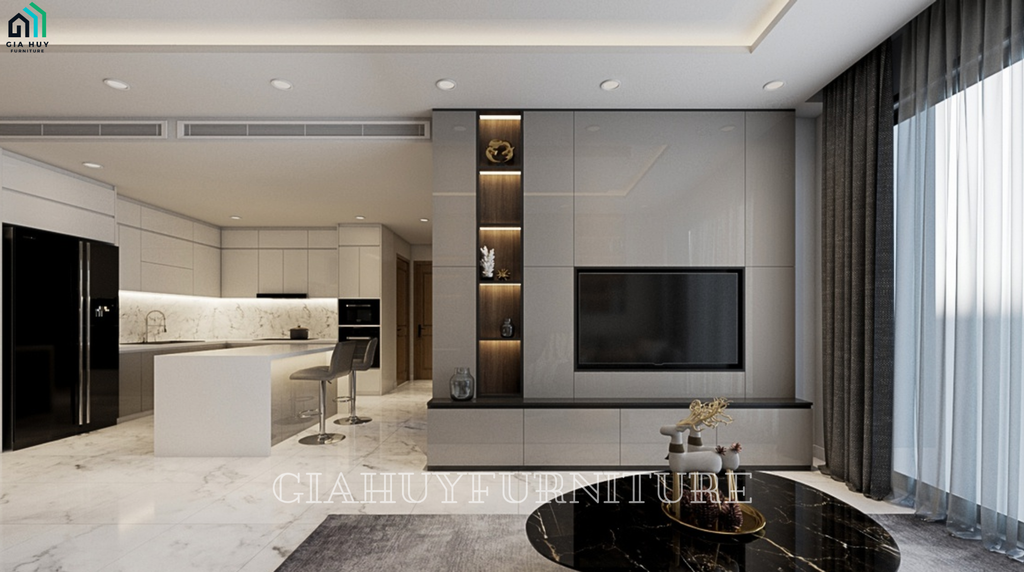 Thiết kế nội thất chung cư SUNWAH PEARL - Quận Bình Thạnh