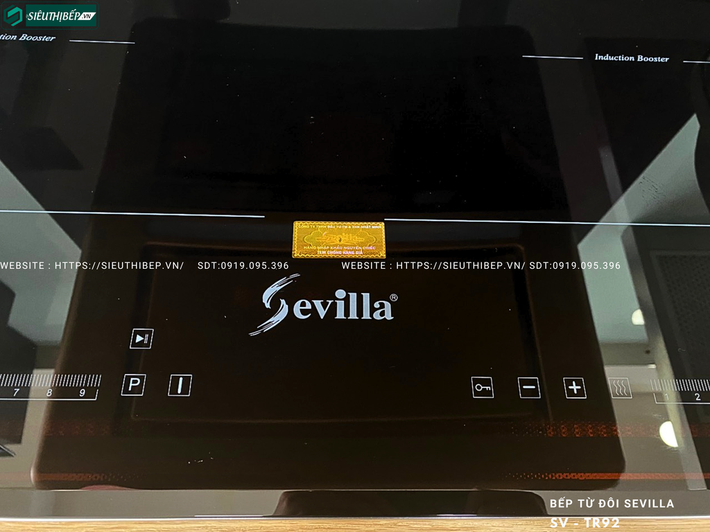 Bếp từ đôi Sevilla SV - TR92 Inverter tiết kiệm điện
