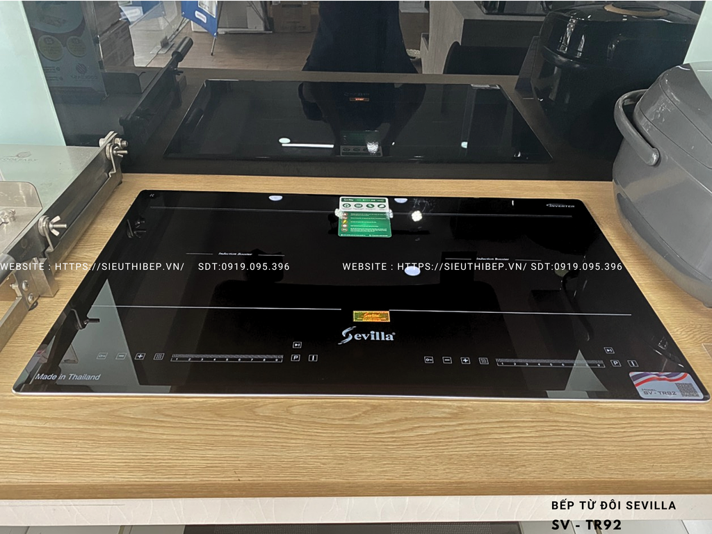 Bếp từ đôi Sevilla SV - TR92 Inverter tiết kiệm điện