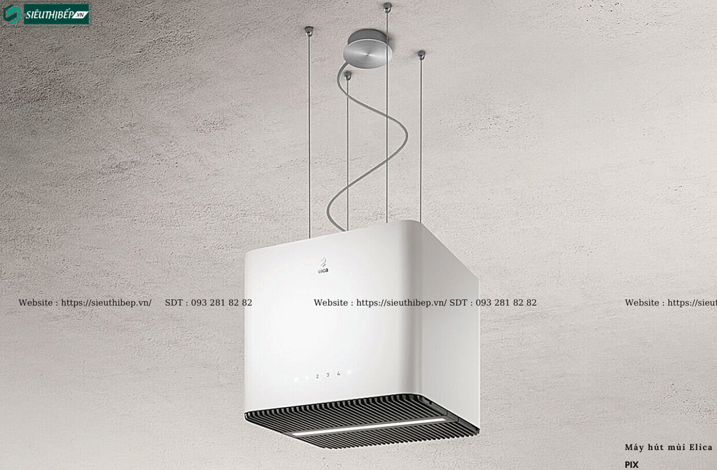 Máy hút mùi Elica PIX (Đảo, treo độc lập - Made in Italy)