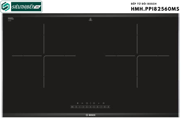 Bếp từ đôi Bosch HMH PPI82560MS - Serie 8