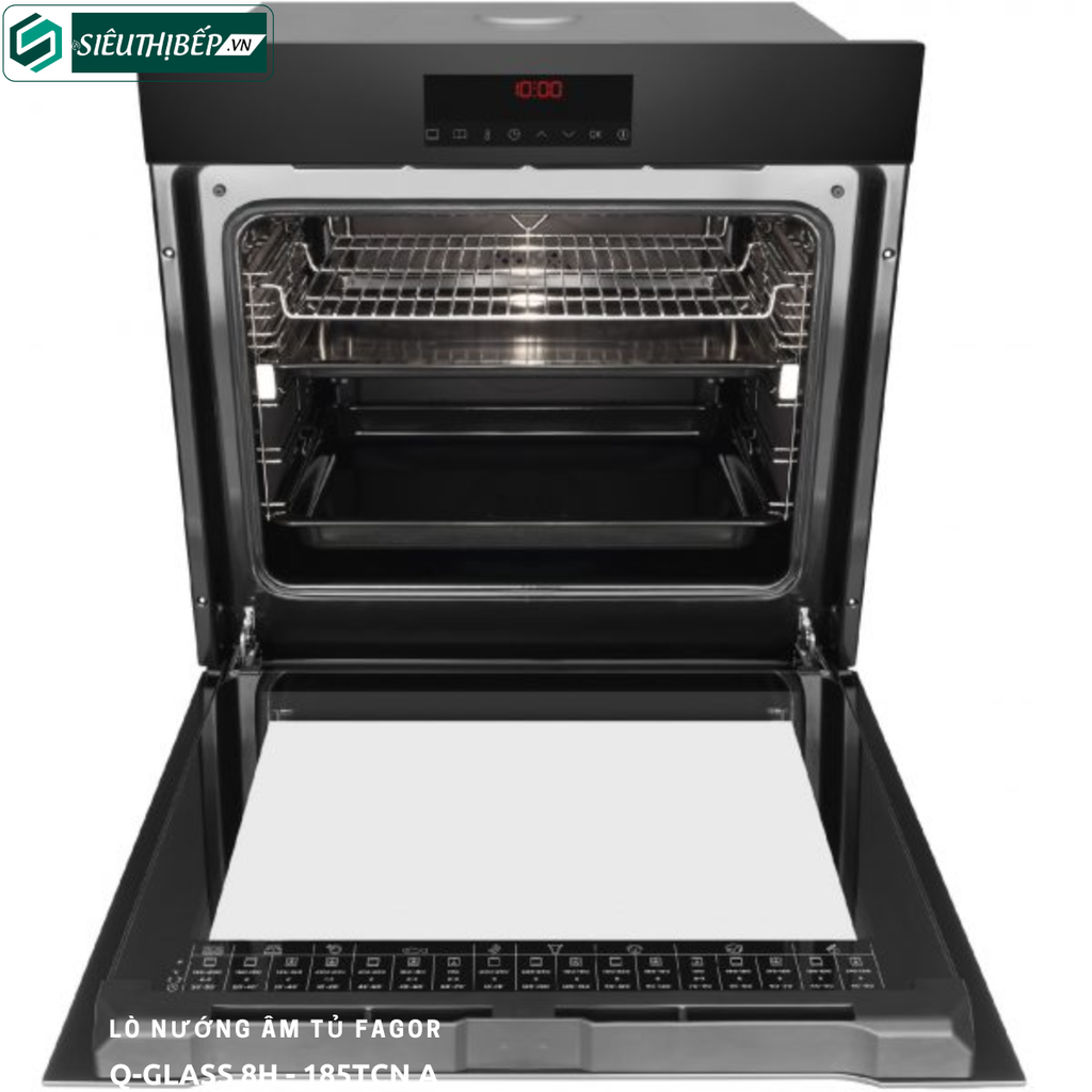 Lò nướng Fagor Q-GLASS 8H - 185TCN A (77 Lít - Âm tủ)