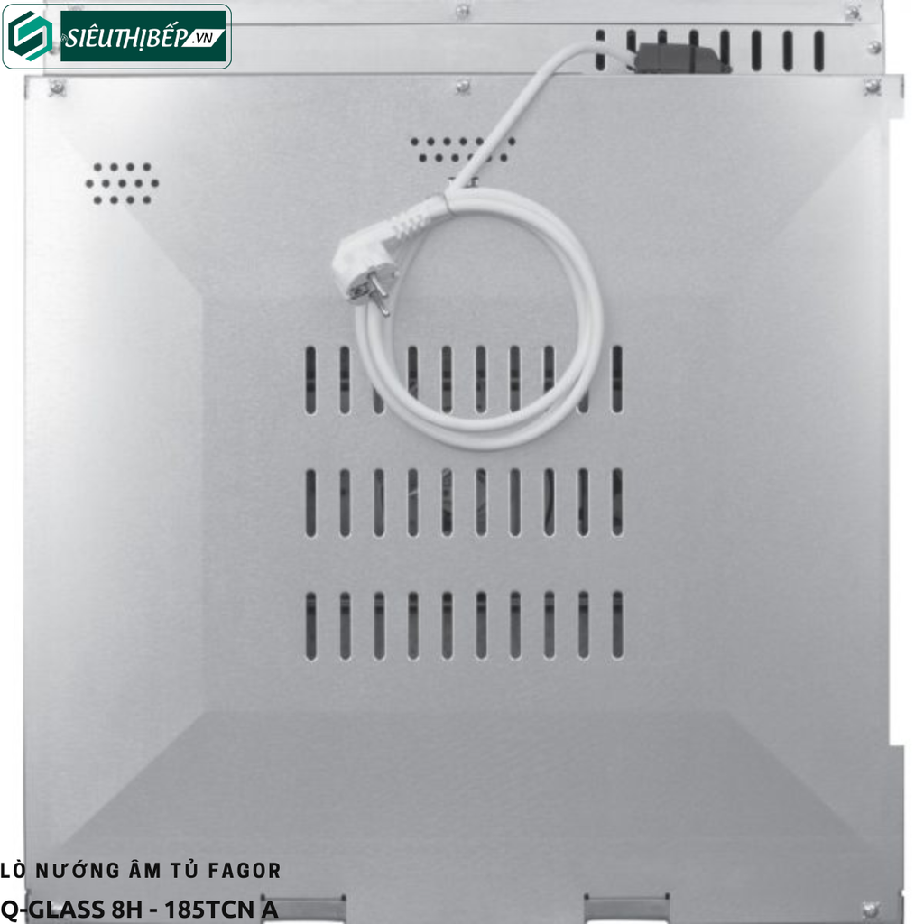 Lò nướng Fagor Q-GLASS 8H - 185TCN A (77 Lít - Âm tủ)